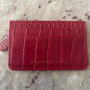 B-LOW THE BELT CROC CARD CASE